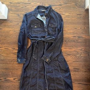 Boden denim shirt dress 18L